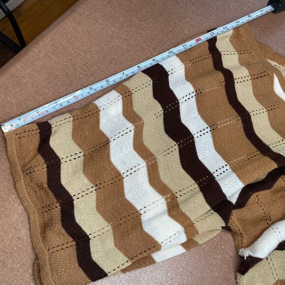 Y2k Absolutely Creative Striped Lightweight Babydoll Sweater Boho Indie Large - Picture 5 of 9